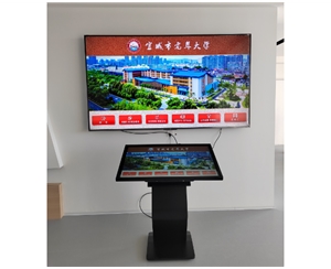 宣城市老年大學(xué)觸摸查詢(xún)機(jī)，雙屏顯示安裝調(diào)試完成
